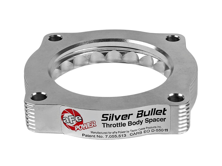 aFe Silver Bullet Throttle Body Spacers TBS BMW 335i (N54) 07-11 135i/535i 08-10 L6-3.0L (tt) - Bull Strap