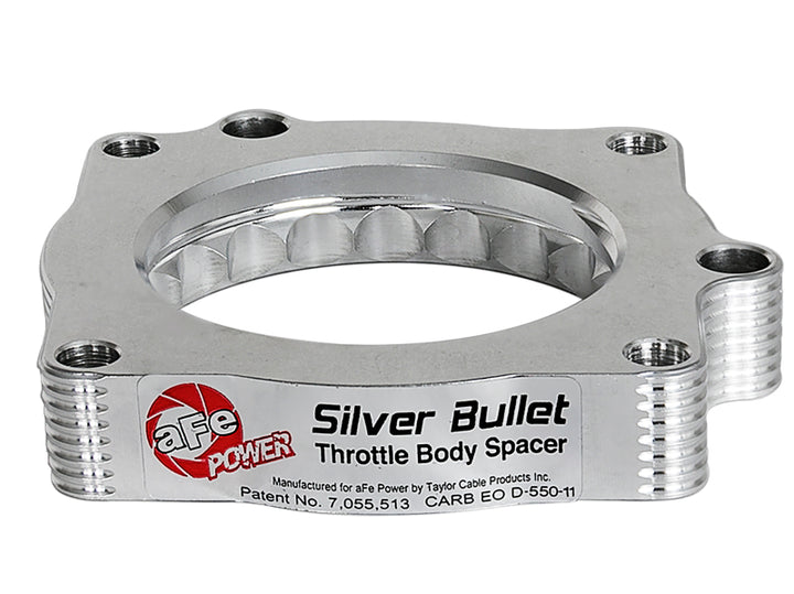 aFe Silver Bullet Throttle Body Spacers TBS Dodge Challenger SRT8 11-12 V8-6.4L - Bull Strap