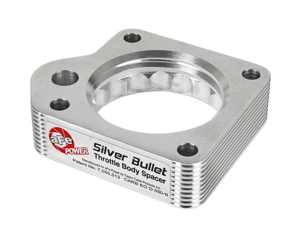 aFe Silver Bullet Throttle Body Spacers TBS Ford Ranger/Explorer 90-01 V6-4.0L (Excluding SOHC) - Bull Strap