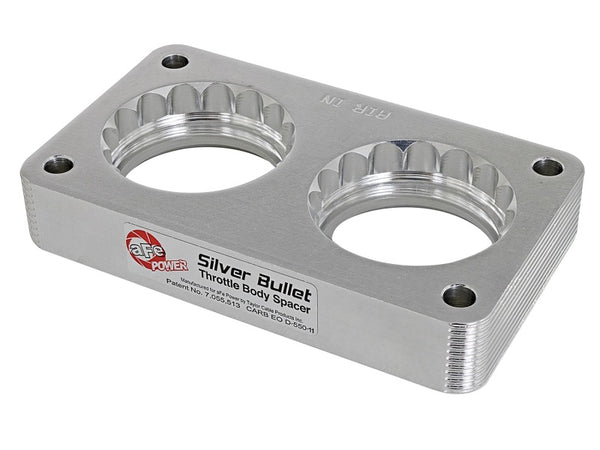 aFe Silver Bullet Throttle Body Spacers TBS Ford Trucks 99-04 V10-6.8L - Bull Strap
