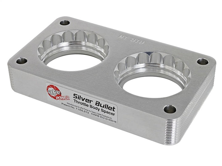 aFe Silver Bullet Throttle Body Spacers TBS Ford Trucks 99-04 V10-6.8L - Bull Strap