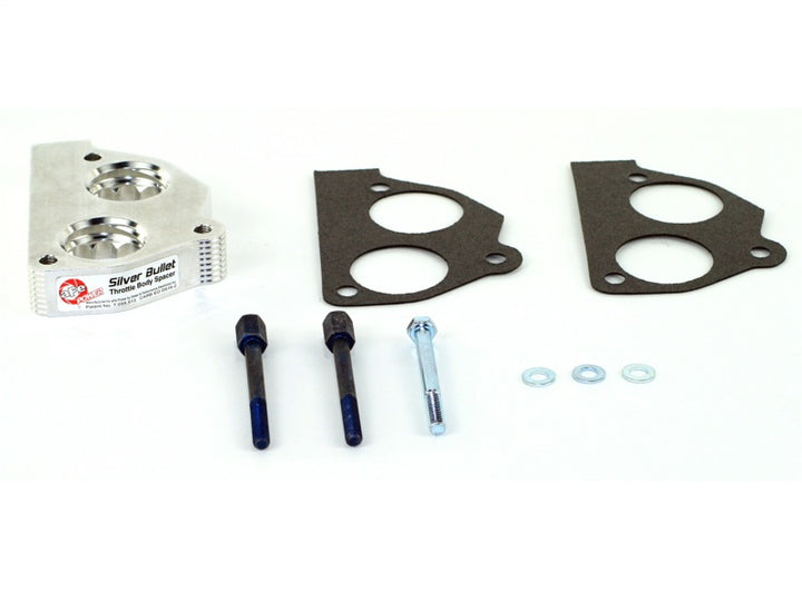 aFe Silver Bullet Throttle Body Spacers TBS GM C/K 1500/2500/3500 87-95 V6-4.3L V8-5.0/5.7L - Bull Strap