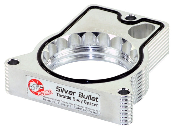 aFe Silver Bullet Throttle Body Spacers TBS GM C/K 1500/2500/3500 96-00 V8-5.0L 5.7L - Bull Strap