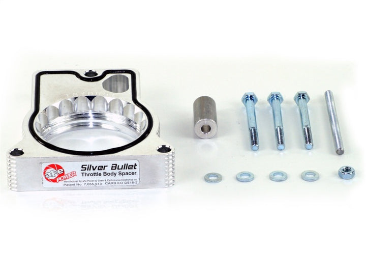 aFe Silver Bullet Throttle Body Spacers TBS GM C/K 1500/2500/3500 96-00 V8-5.0L 5.7L - Bull Strap