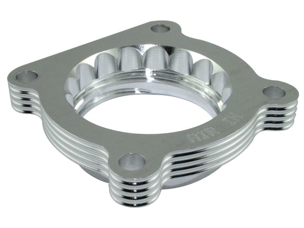 aFe Silver Bullet Throttle Body Spacers TBS Jeep Wrangler (JK) 07-11 V6-3.8L - Bull Strap