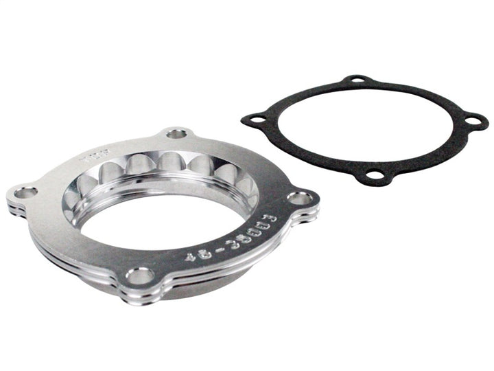 aFe Silver Bullet Throttle Body Spacers TBS Jeep Wrangler (JK) 2012-2017 V6-3.6L - Bull Strap