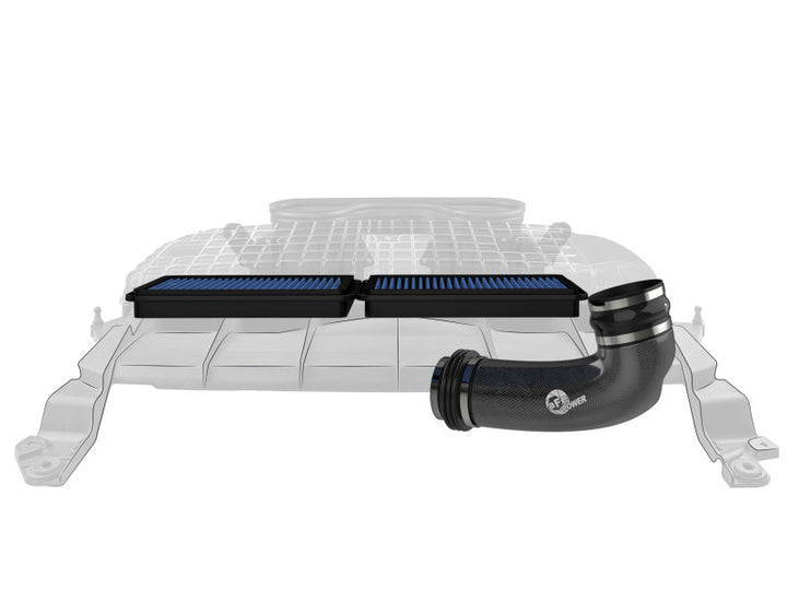 aFe Super Stock Carbon Fiber Pro 5R Induction System 2021 RAM 1500 TRX V8-6.2L SC - Bull Strap