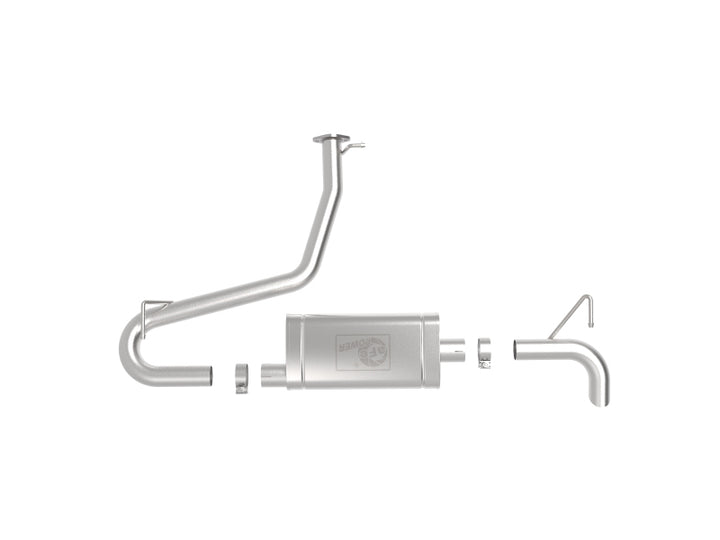 aFe Takeda 2-1/2in 304 SS Axle-Back Exhaust 18-21 Hyundai Kona L4 1.6L (t) - Bull Strap