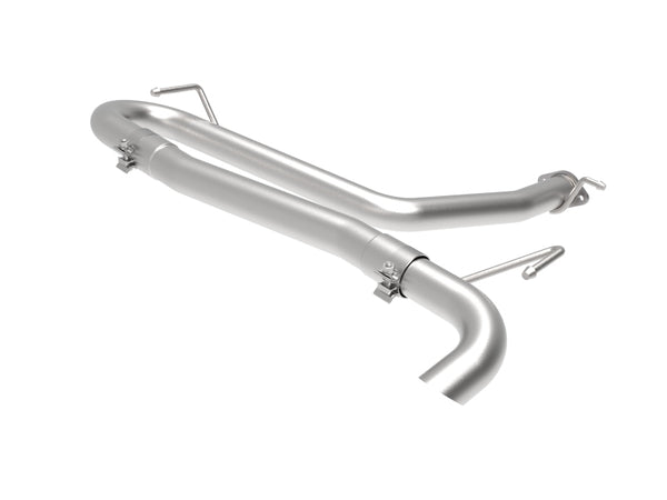 aFe Takeda 2-1/2in 304 SS Axle-Back Exhaust (No Muffler) 18-21 Hyundai Kona L4 1.6L (t) - Bull Strap