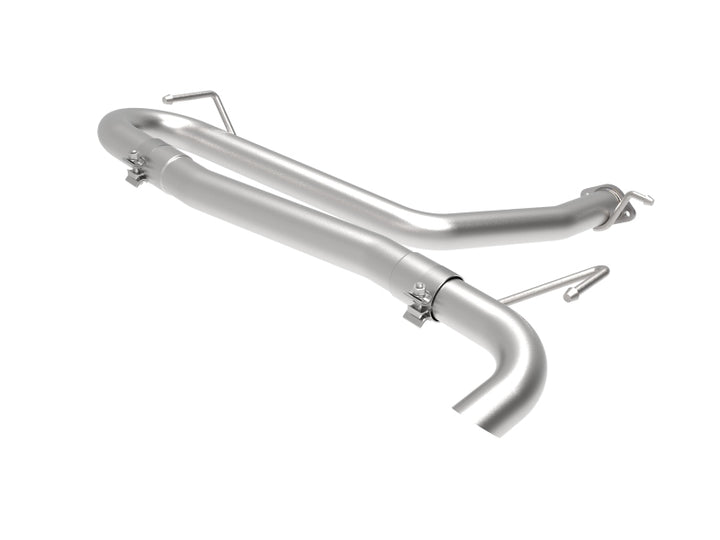 aFe Takeda 2-1/2in 304 SS Axle-Back Exhaust (No Muffler) 18-21 Hyundai Kona L4 1.6L (t) - Bull Strap
