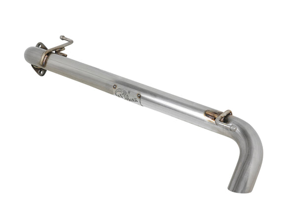 aFe Takeda 2.5in 304 SS Axle-Back Exhaust System 18-19 Subaru Crosstrek H4 2.0L - Bull Strap