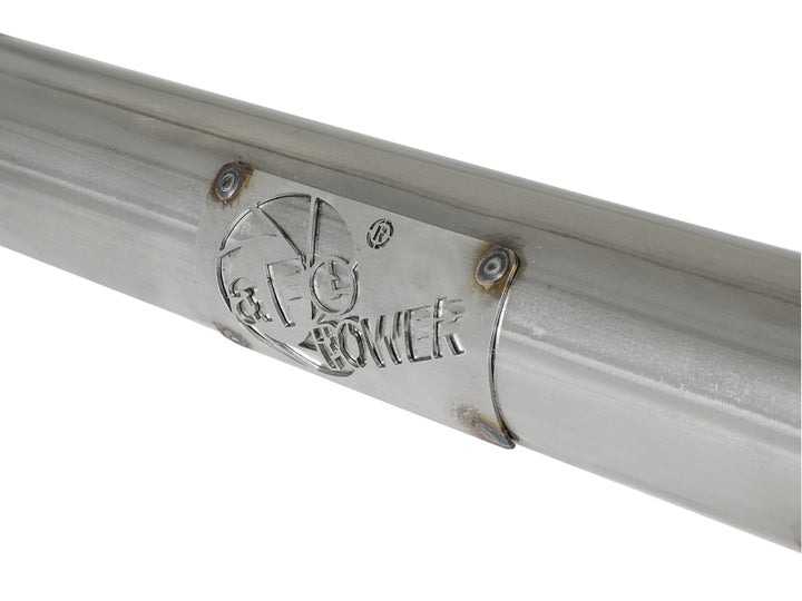 aFe Takeda 2.5in 304 SS Axle-Back Exhaust System 18-19 Subaru Crosstrek H4 2.0L - Bull Strap