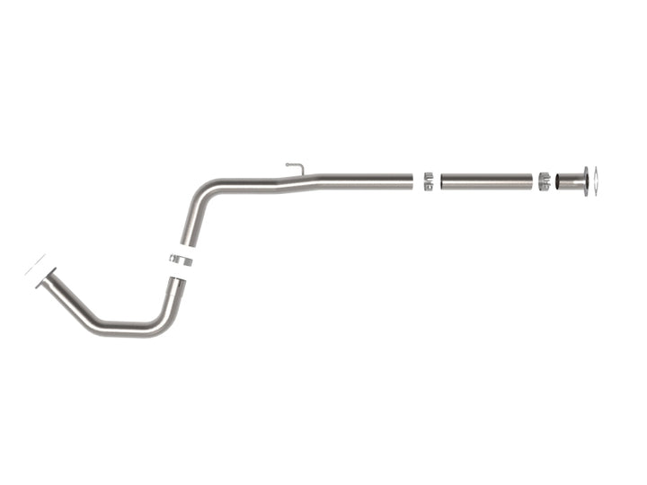 aFe Takeda 3 IN 304 Stainless Steel Mid-Pipe Hyundai Elantra N 22-23 L4-2.0L (t) - Bull Strap