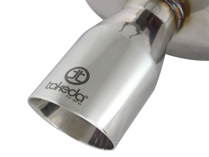 aFe Takeda Exhaust 304SS Axle-Back w/ Polished Tip 12-15 Honda Civic L4 1.8L - Bull Strap