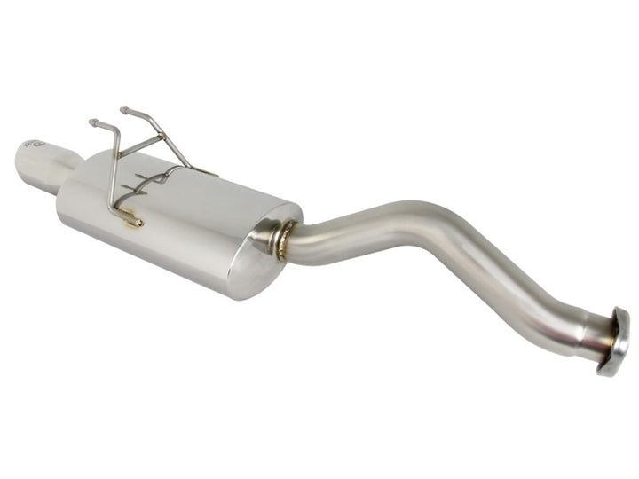 aFe Takeda Exhaust 304SS Axle-Back w/ Polished Tip 12-15 Honda Civic L4 1.8L - Bull Strap