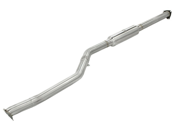 aFe Takeda Exhaust Mid-Pipe 13-14 Honda Accord Coupe EX-L V6 3.5L 304SS - Bull Strap