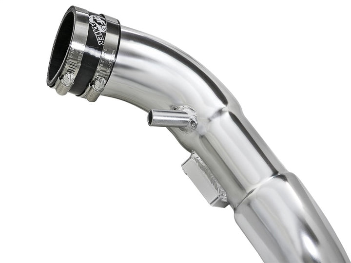 aFe Takeda Intake Stage-2 Polished Pro DRY S 09-17 Nissan 370Z V6 3.7L - Bull Strap