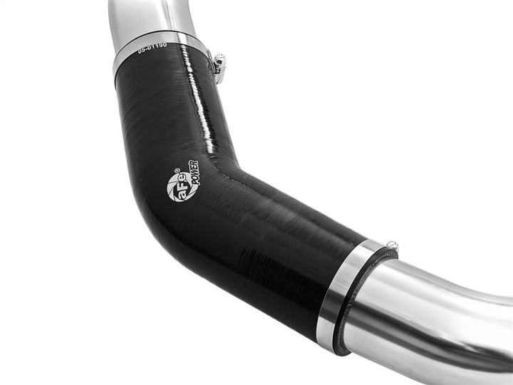 aFe Takeda Intake Stage-2 Polished Pro DRY S 09-17 Nissan 370Z V6 3.7L - Bull Strap