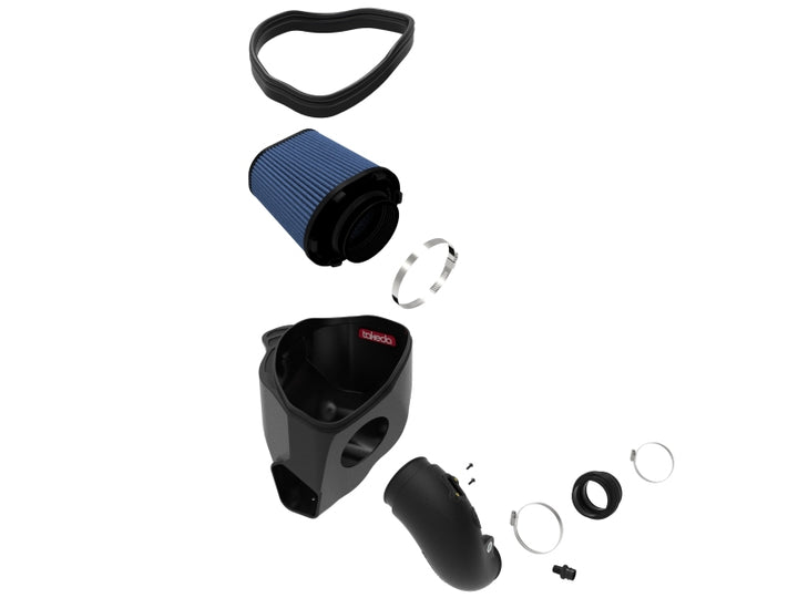 aFe Takeda Intakes Stage-2 AIS w/ Pro 5R Media 20-22 Toyota GR Supra (A90) L6-3.0L (t) B58 - Bull Strap