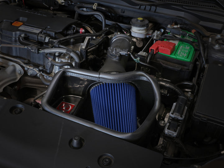 aFe Takeda Intakes Stage-2 CAIS w/ Pro 5R Media 16-18 Honda Civic 2.0L - Bull Strap