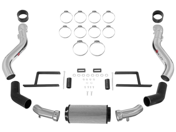 aFe Takeda Intakes Stage-2 PDS AIS PDS Infiniti G37 Coupe 08-12 V6-3.7L (pol) - Bull Strap