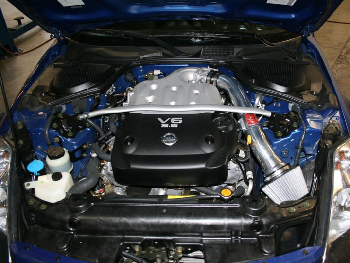 aFe Takeda Intakes Stage-2 PDS AIS PDS Nissan 350Z 03-06: Infiniti G35 03.5-06 V6-3.5L (pol) - Bull Strap