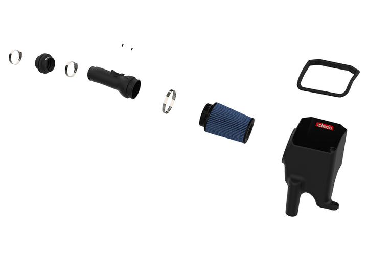 aFe Takeda Intakes Stage-2 Pro 5R AIS 16-19 Honda Civic I4-1.5L (t) - Bull Strap