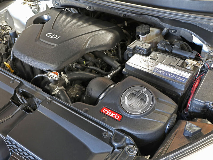 aFe Takeda Momentum 12-17 Hyundai Veloster Pro DRY S Cold Air Intake System (Non-Turbo) - Bull Strap