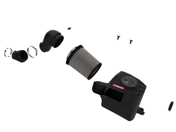 aFe Takeda Momentum 12-17 Hyundai Veloster Pro DRY S Cold Air Intake System (Non-Turbo) - Bull Strap