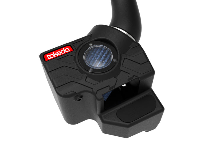 aFe Takeda Momentum Cold Air Intake System w/ Pro 5R Media 18-19 Subaru Crosstrek H4-2.0L - Bull Strap