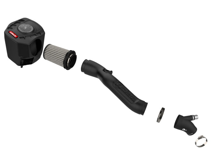 aFe Takeda Momentum GT Pro Dry S Cold Air Intake System 16-17 Lexus IS 200t - Bull Strap