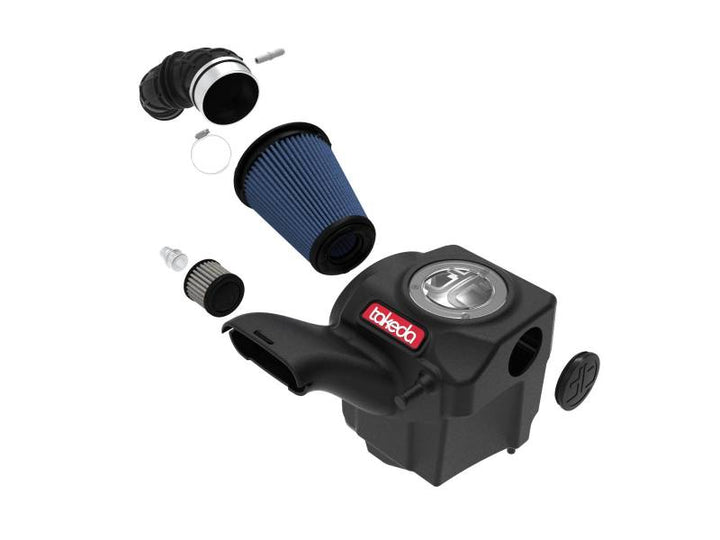 aFe Takeda Momentum Pro 5R Cold Air Intake System 14-19 Ford Fiesta L4-1.6L - Bull Strap