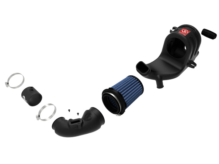 aFe Takeda Momentum Pro 5R Cold Air Intake System 15-18 Honda Fit I4-1.5L - Bull Strap