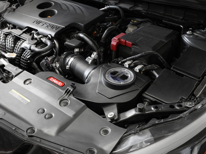 aFe Takeda Momentum Pro 5R Cold Air Intake System 19-20 Nissan Altima L4-2.5L - Bull Strap