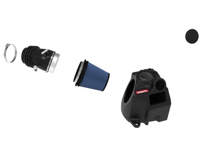 aFe Takeda Momentum Pro 5R Cold Air Intake System 20-22 Kia Telluride / Hyundai Palisade V6 3.8L - Bull Strap