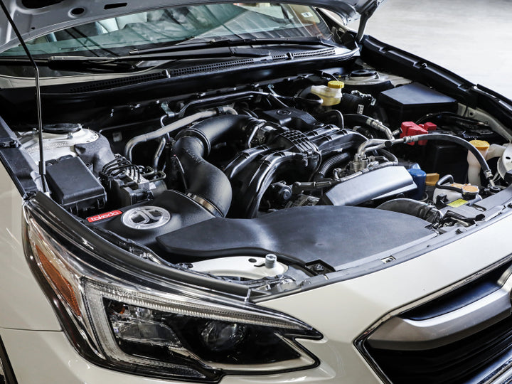 aFe Takeda Momentum Pro 5R Cold Air Intake System 20-22 Subaru Outback H4-2.5L - Bull Strap