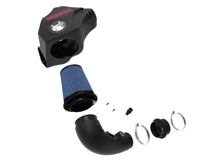 aFe Takeda Momentum Pro 5R Cold Air Intake System 2021 Toyota Supra L4 2.0L Turbo - Bull Strap