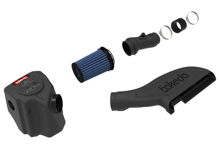 aFe Takeda Momentum Pro 5R Cold Air Intake System Subaru WRX STI 18-19 H4-2.5L - Bull Strap