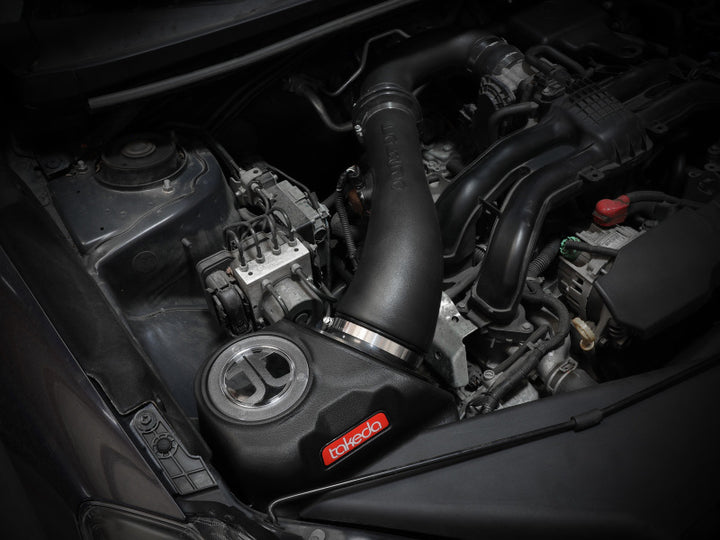 aFe Takeda Momentum Pro DRY S Cold Air Intake System 12-16 Subaru Impreza H4-2.0L - Bull Strap