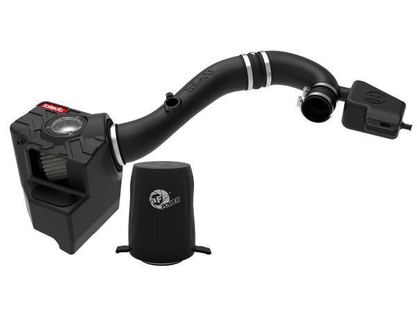 aFe Takeda Momentum Pro DRY S Cold Air Intake System 18-19 Subaru Crosstrek H4 2.0L - Bull Strap