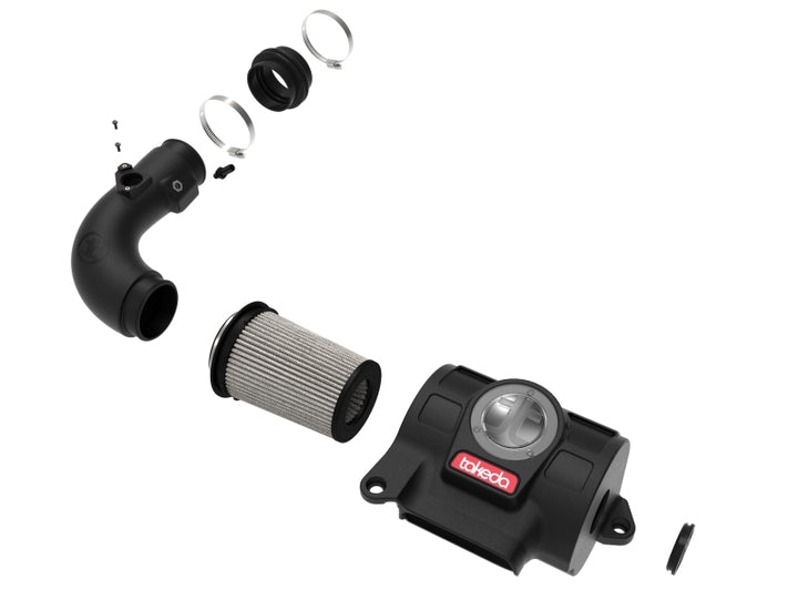 aFe Takeda Momentum Pro Dry S Cold Air Intake System 22-23 Subaru BRZ/Toyota GR86 - Bull Strap