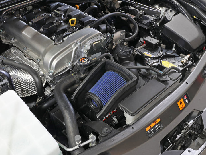 aFe Takeda Rapid Induction Cold Air Intake System w/ Pro 5R Mazda MX-5 Miata (ND) 16-19 L4-2.0L - Bull Strap