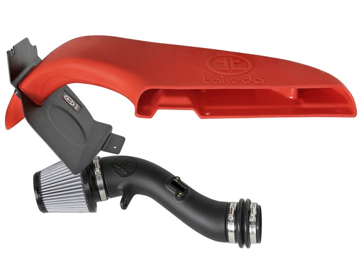 aFe Takeda Stage-2 PRO DRY S Cold Air Intake System 15-18 Subaru WRX H4 2.0L (t) - Bull Strap