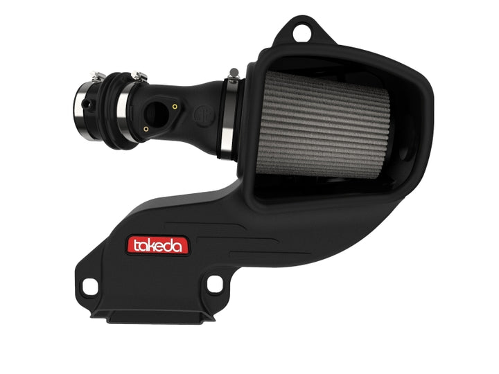 aFe Takeda Stage-2 Pro Dry S Cold Air Intake System 14-18 Mazda 3 L4-2.0L (Black) - Bull Strap