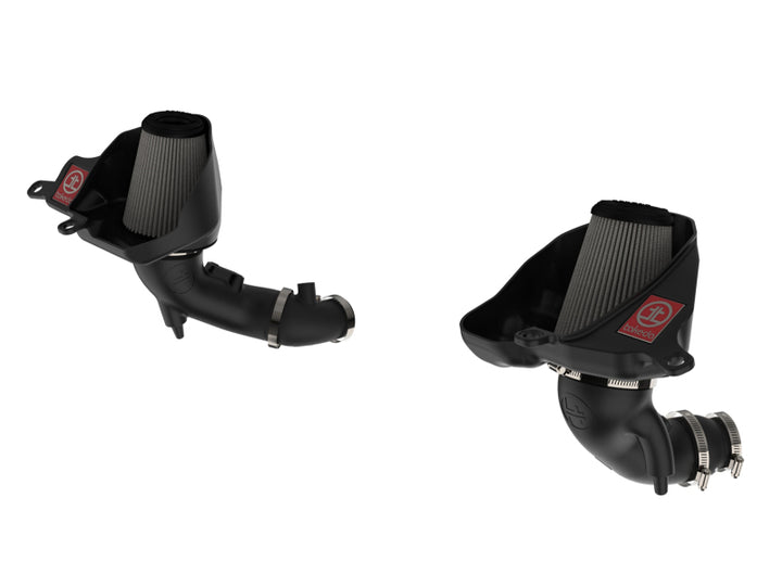 aFe Takeda Stage-2 Pro Dry S Cold Air Intake System 16-19 Infinity Q50/Q60 V6-3.0L (tt) - Bull Strap