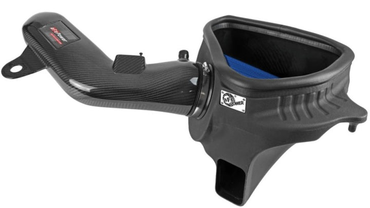 aFe Track Series Carbon Fiber Intake w/Pro 5R Filter BMW M2 (F87) 16-18 L6-3.0L (t) N55 - Bull Strap