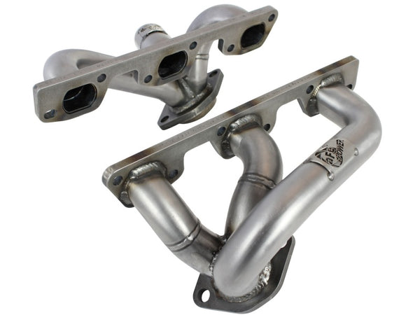 aFe Twisted Steel Headers 07-11 Jeep Wrangler (JK) V6-3.8L - Bull Strap