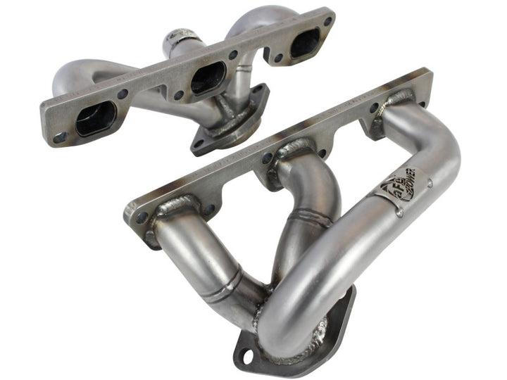 aFe Twisted Steel Headers 07-11 Jeep Wrangler (JK) V6-3.8L - Bull Strap