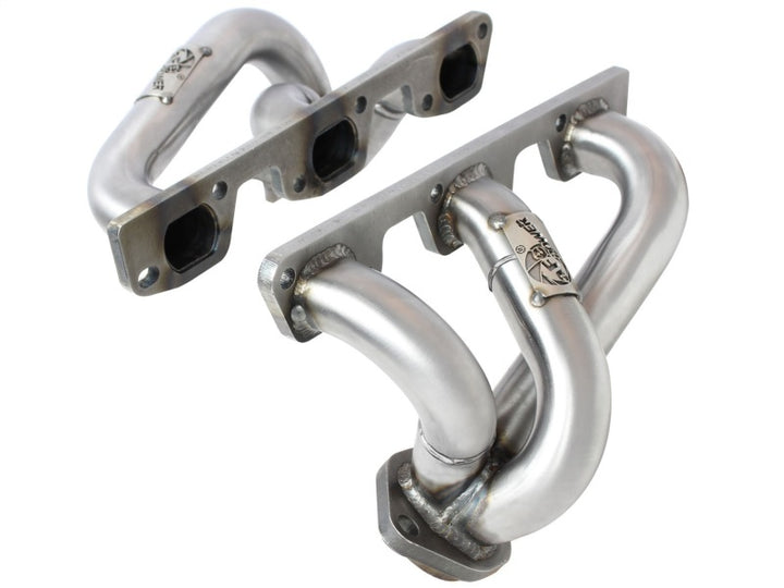 aFe Twisted Steel Headers 07-11 Jeep Wrangler (JK) V6-3.8L - Bull Strap