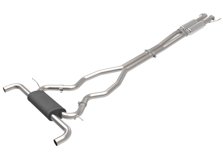 aFe Vulcan Series 2 1/2in 304 SS Cat-Back 19-20 Ford Edge ST V6 2.7L(tt) - Bull Strap